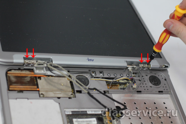 ремонт материнской платы ноутбука IRU Stilo-1715L COMBO